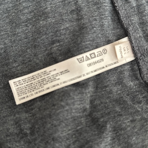 FREE PEOPLE BEACH FP Bicoastal Heather Gray Duster Cardigan Sz L‎ Casual Relaxed - Picture 9 of 10